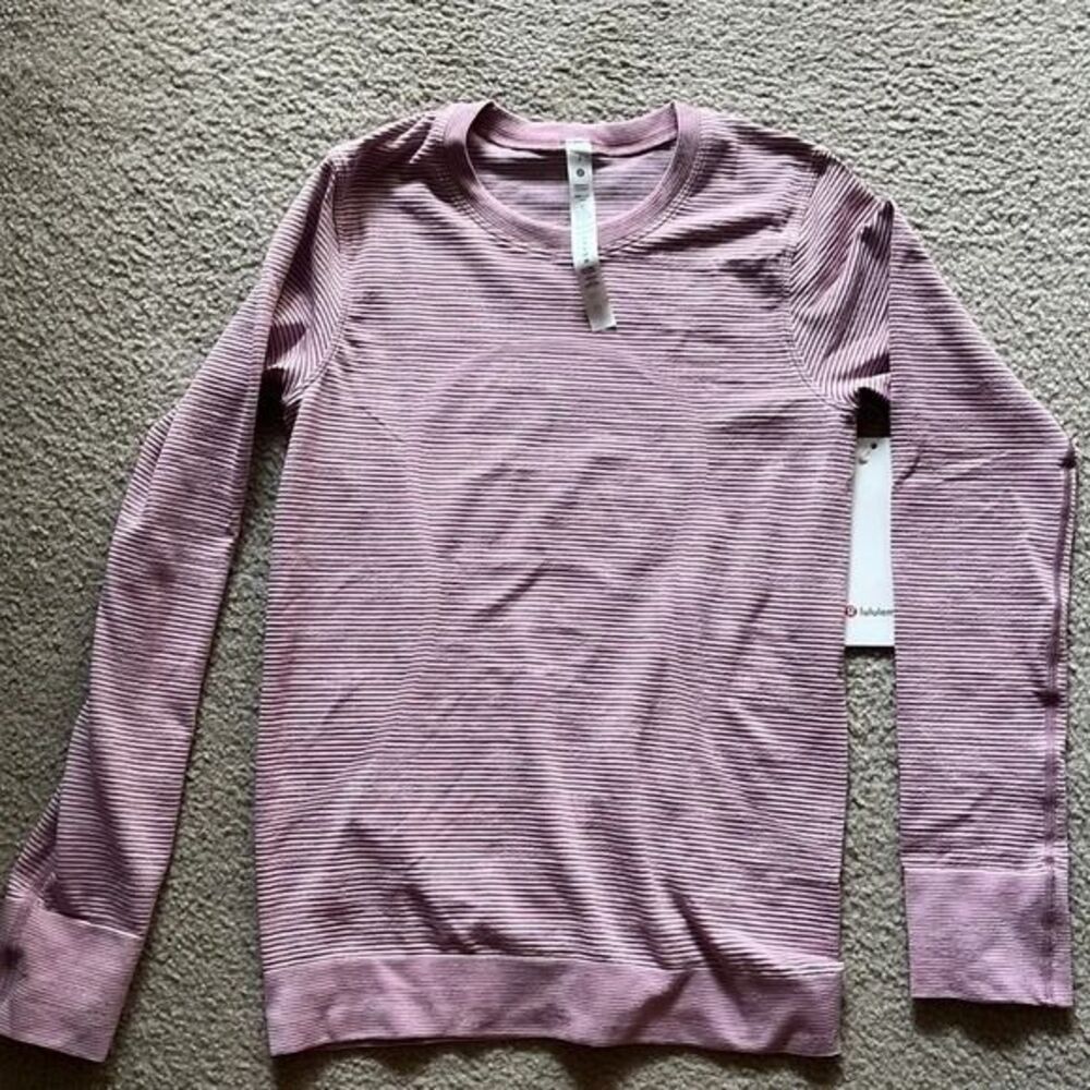 Swiftly Relaxed Long Sleeve Velvet Dust/Bone Size 0